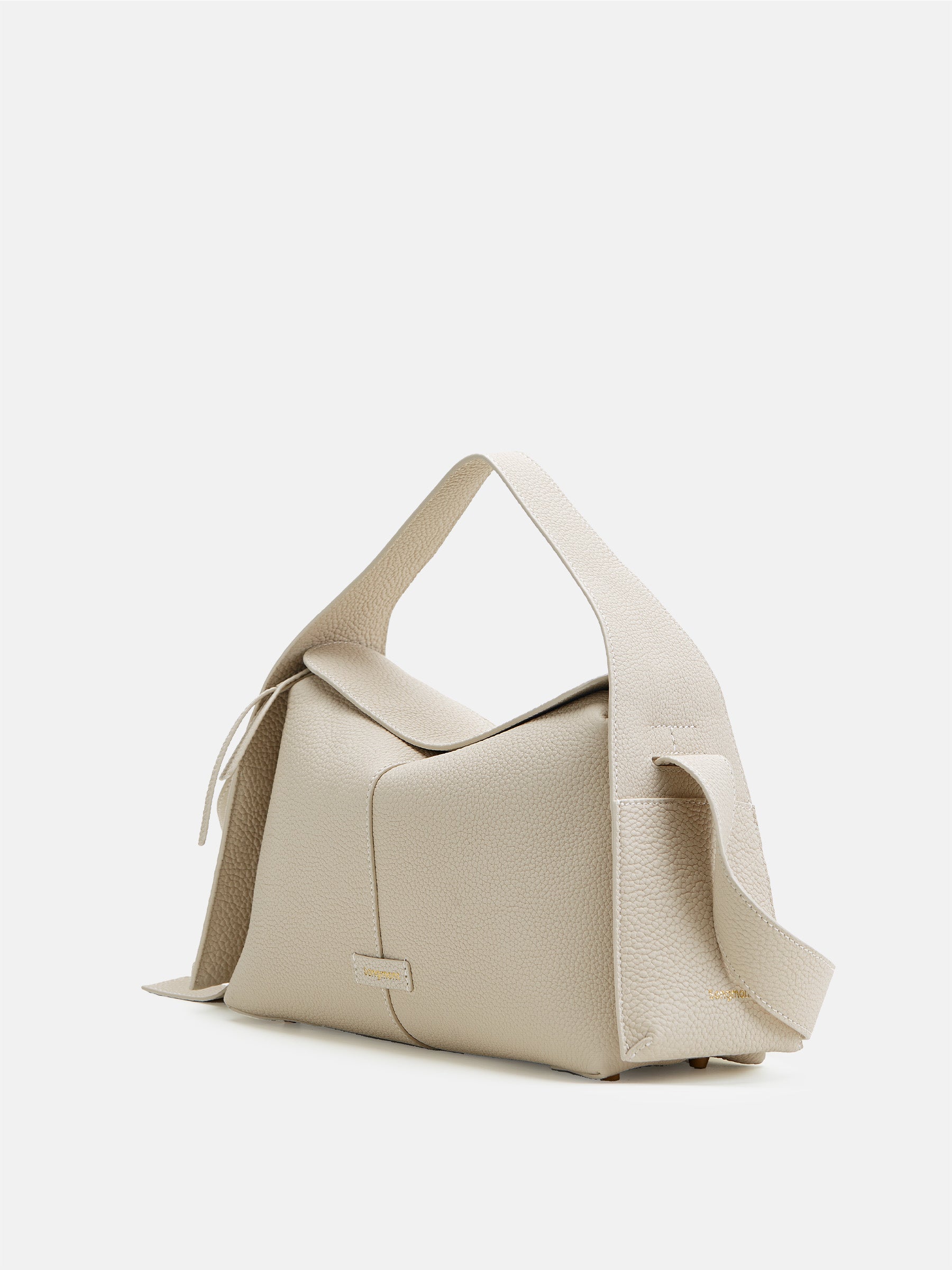The Row - Leather Large Tote Medium / Ivory