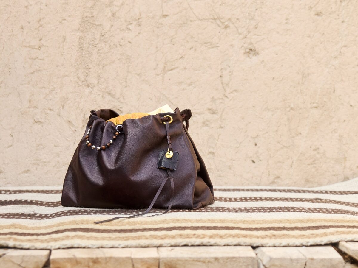 Genuine Leather Drawstring Bags: The Evolution from Sports to Fashion