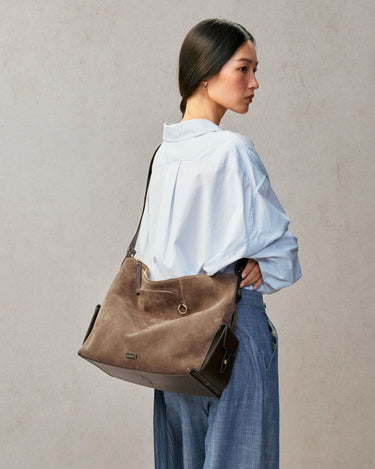 Large Yore Hobo Bag (Tapered Base) HandBags Songmont 