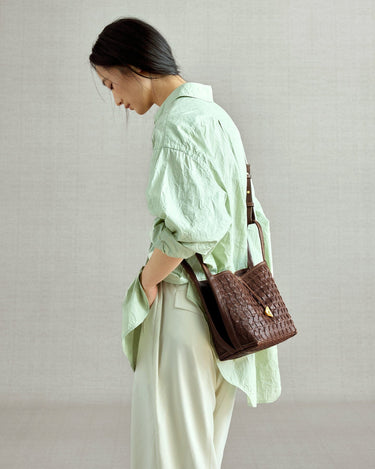Lattice Bucket Bag Songmont 