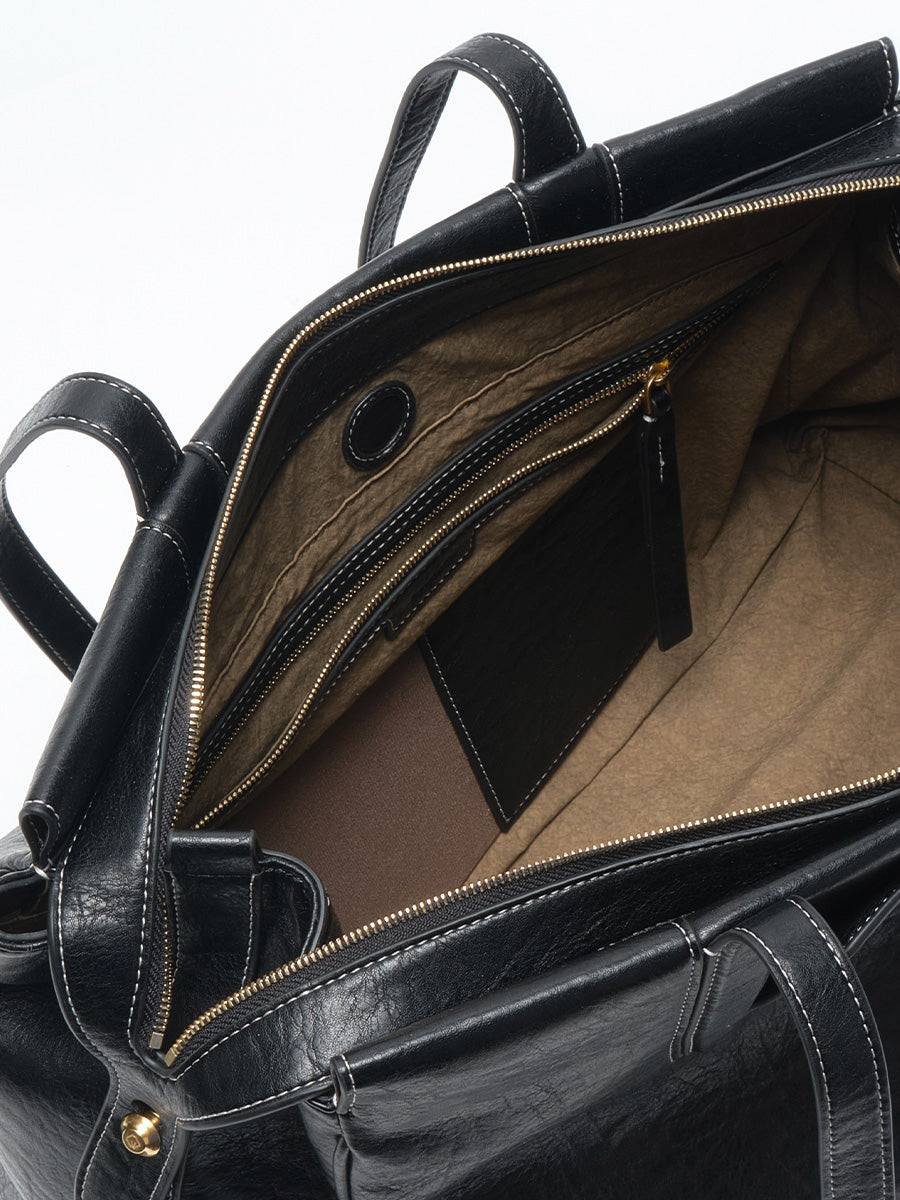 The Medium Yore Duffle Bag - vegan leather