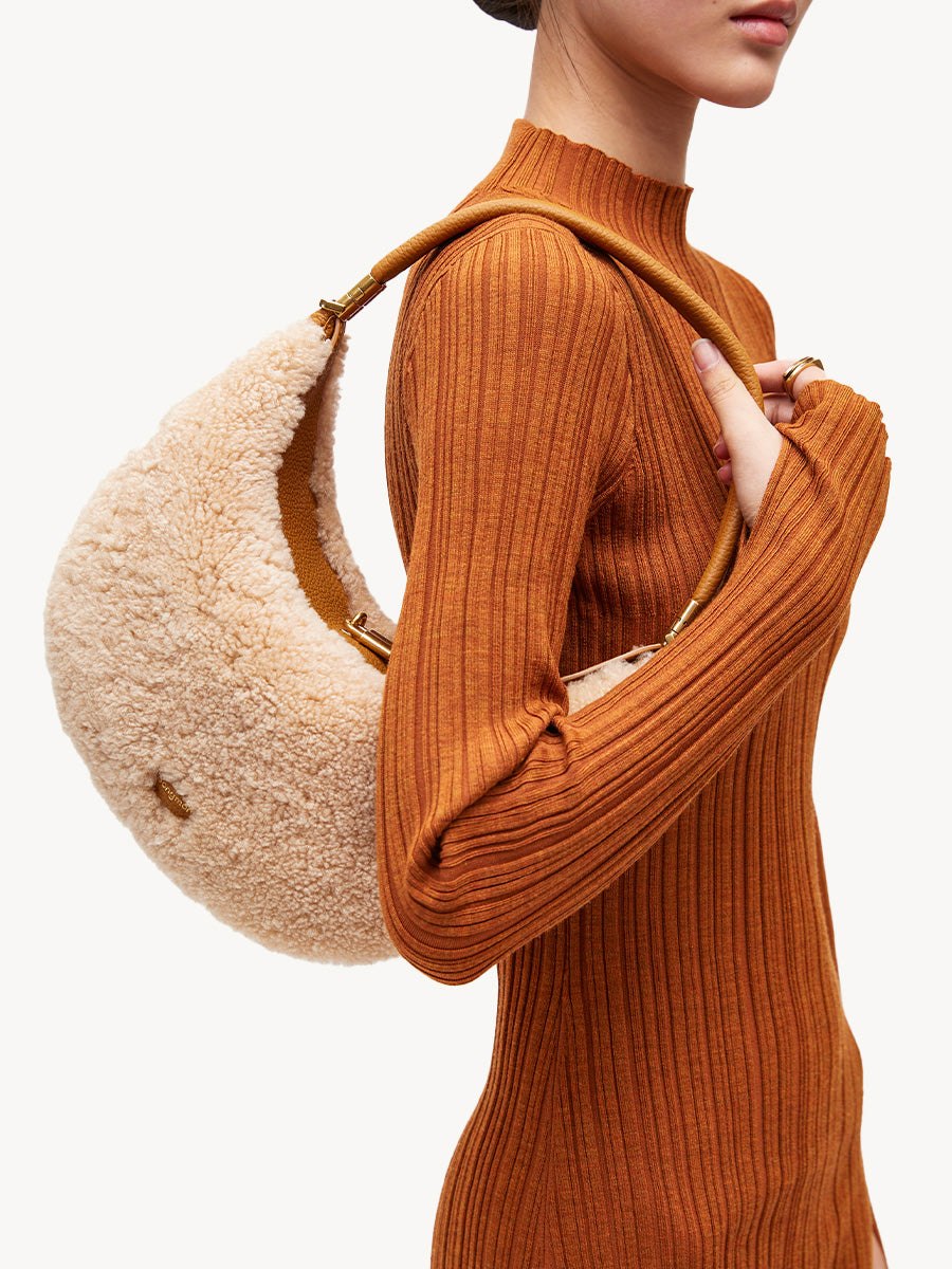 Sac Luna en mouton shearling