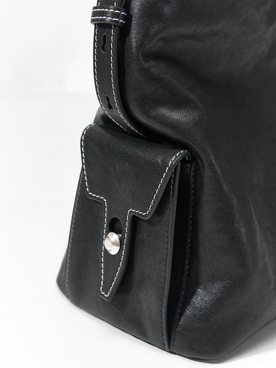 The Medium Yore Hobo Bag (silver-tone hardware)