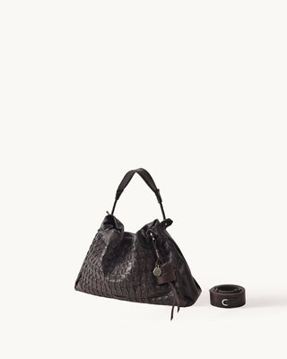 Small Gather Lattice Bag Gift Box Songmont Ebony 