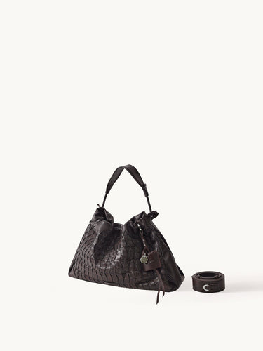 Small Gather Lattice Bag Gift Box Songmont Ebony 