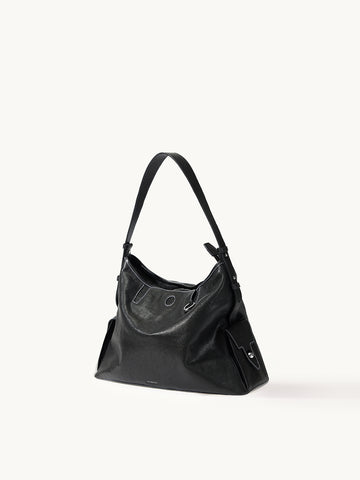 The Medium Yore Hobo Bag (silver-tone hardware)