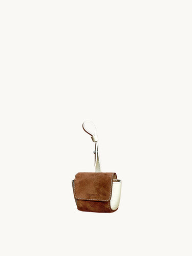 Color Block AirPods Case Songmont Chestnut 