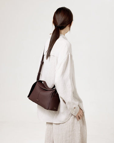 Drippy Roof Bag | Full-Grain Leather Tote – Songmont Drippy Roof Bag | Full-Grain Leather Tote – Songmont