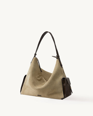 Extra Large Yore Hobo Bag Songmont Dune Suede 