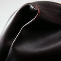 Ebony Gather Clutch Set in full-grain Nappa leather, featuring rich texture and subtle tonal variations.