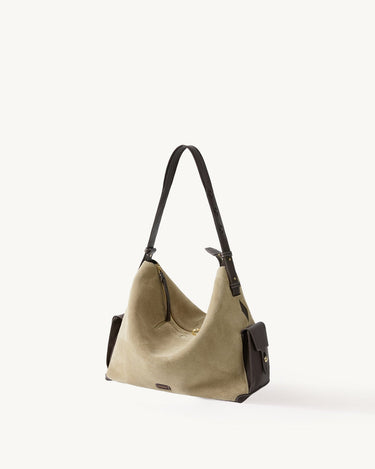 Large Yore Hobo Bag Songmont Dune Suede 