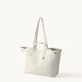 cloud white large yore tote bag