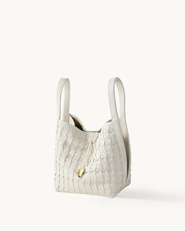 Woven Bucket Handbag Songmont Cloud 