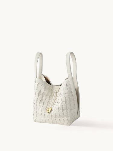 Woven Bucket Handbag Songmont Cloud 