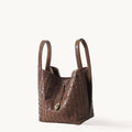 Woven Bucket Bag Songmont Sandal 