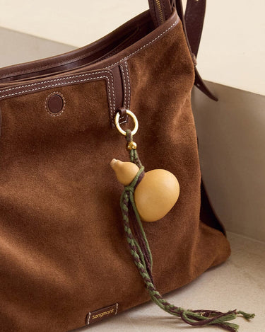 Lucky Gourd Charm | Natural Gourd Bag Charm – Songmont