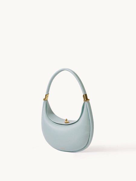 MARNO Luna bag 丸林広奈 Luna Bag | Full-Grain Leather Crescent Crossbody – Songmont
