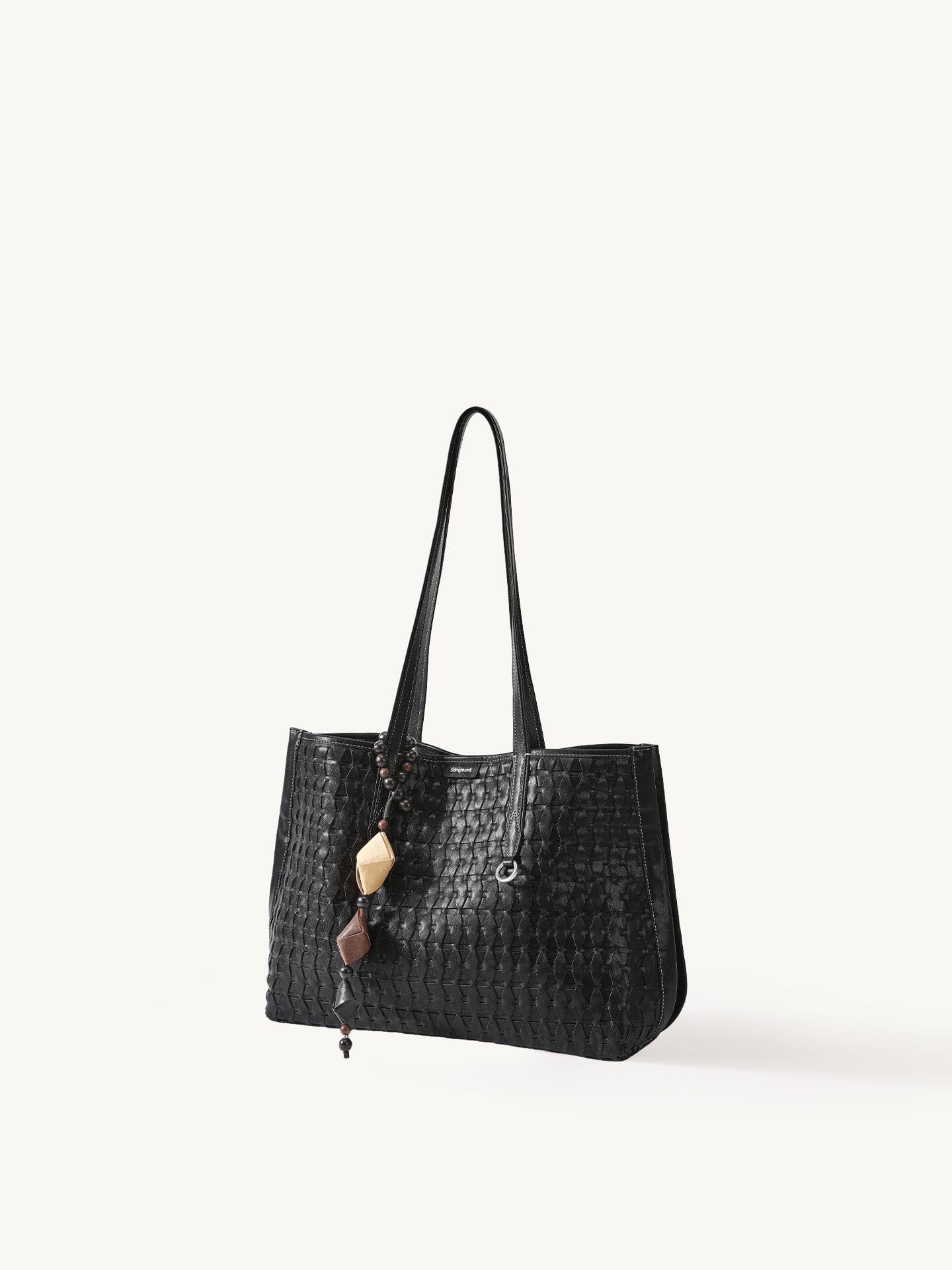 Medium Lattice Tote Songmont Onyx 