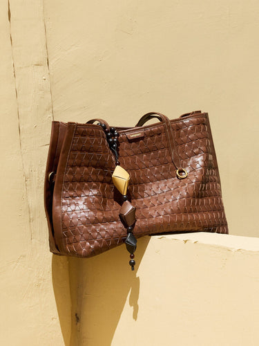 Medium Lattice Tote Songmont 