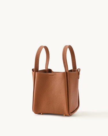 Medium Full-Grain Leather Bag | Detachable Pouch – Songmont