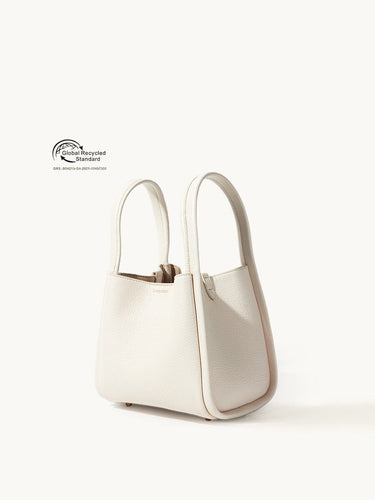 Medium Song Bag in Eco Cloud vegan leather with Global Recycled Standard certification.