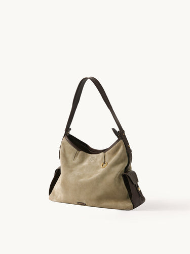 Medium Yore Hobo Bag Songmont Dune Suede 