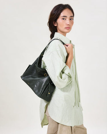 Medium Yore Hobo Bag in Forest | Stylish & Lightweight – Songmont