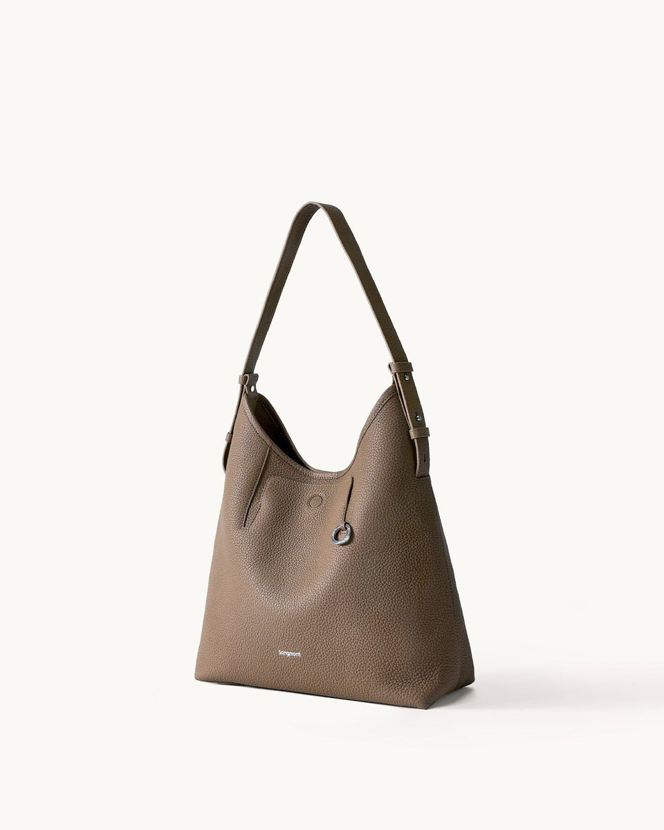 Medium Yore Shoulder Bag | Slouchy Leather Hobo - Songmont