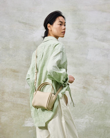 Mini Song Bag | Compact Leather Mini Bucket Bag - Songmont