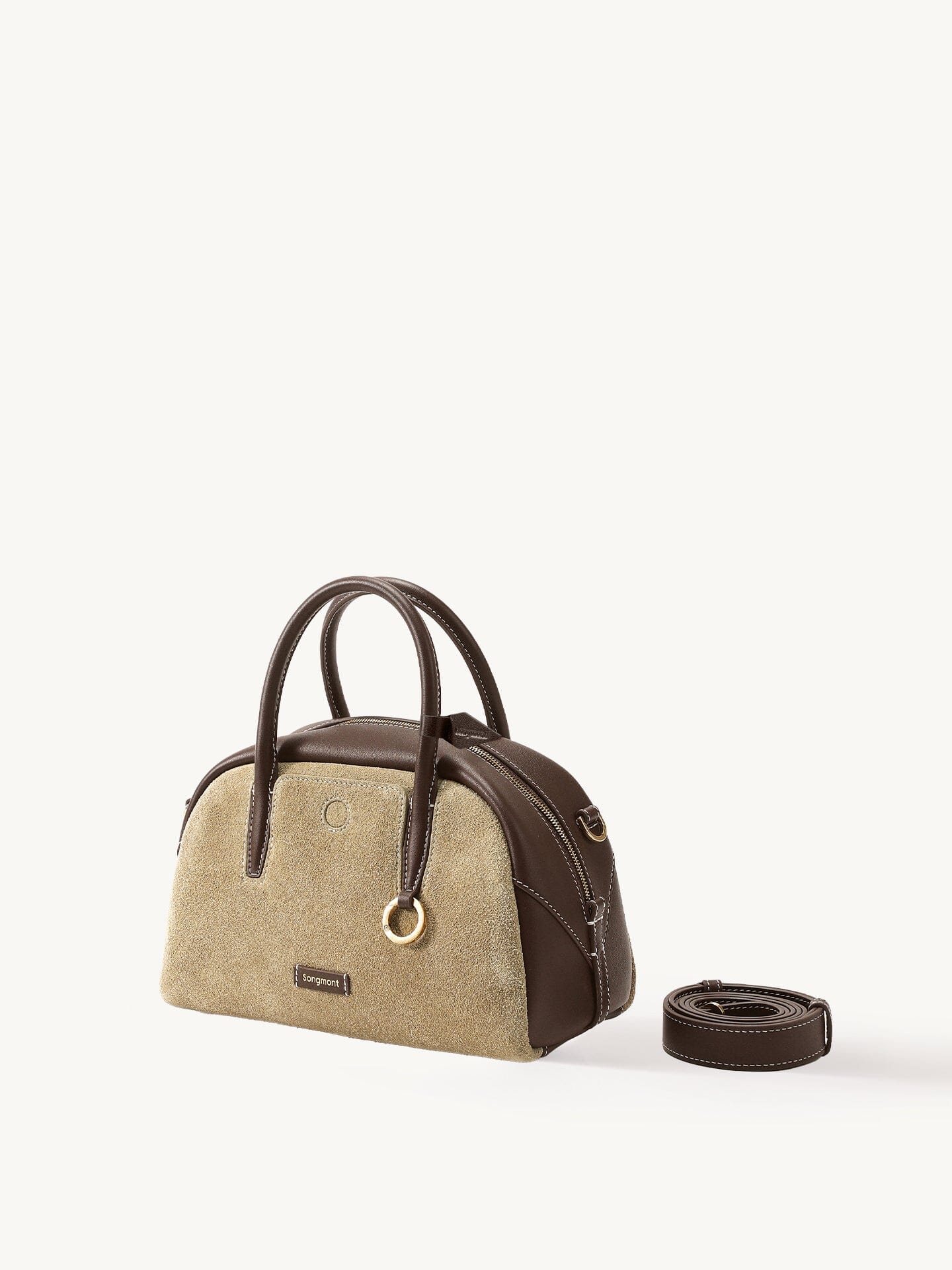 Mini Yore Bowling Bag Songmont Dune Suede 