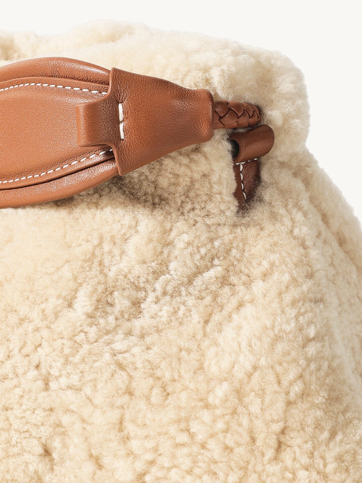 Shearling Gather Clutch Set Songmont 