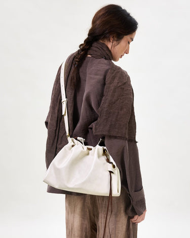 Small Gather Bag Set | Nappa Leather Drawstring Tote – Songmont
