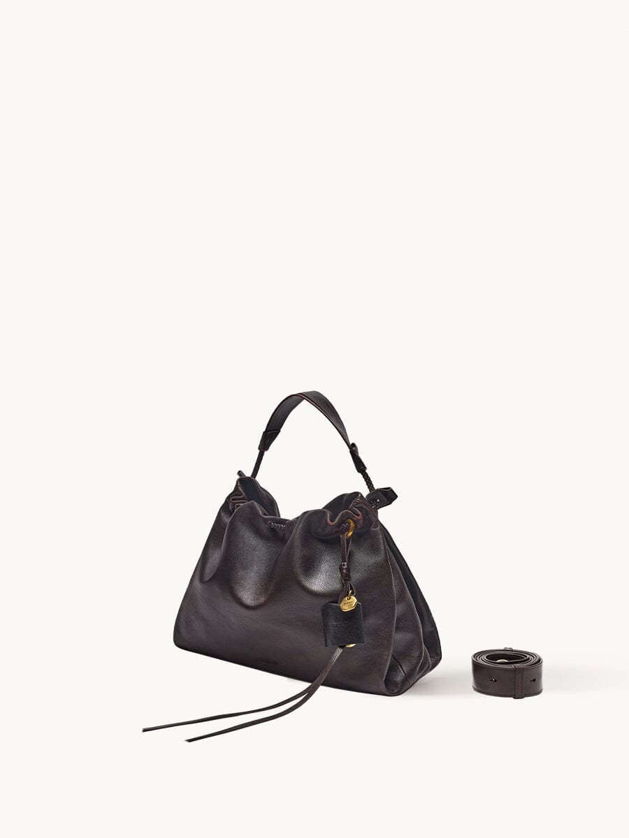 Small Gather Bag Set - Ochre Suede