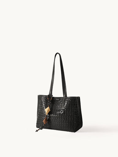 Small Lattice Tote Songmont Onyx 