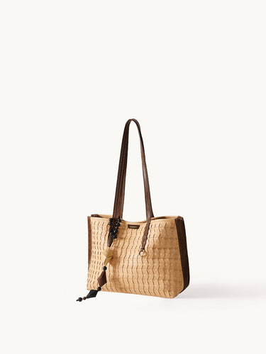 Small Lattice Tote Songmont Sulfur 