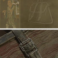 Sandal Small Shan Satchel Bag: inspired by monk satchels, vegetable-tanned leather, book clasp-style buckle.