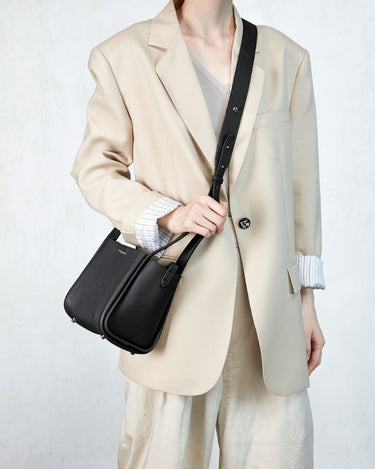 Small Leather Bag | Full-Grain Pebble Crossbody – Songmont Small Leather Bag | Full-Grain Pebble Crossbody – Songmont