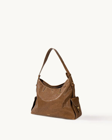 Small Yore Hobo Bag | Vegetable-Tanned Leather Hobo – Songmont