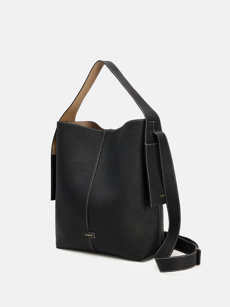 Black Leather Hobo - Lost Generation Goods