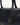 Black Songmont Yore Baguette Bag with gold ring hardware and contrast stitching